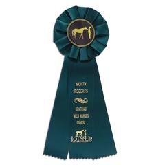 Monty Roberts Gentling Wild Horses Rosette