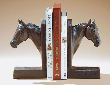 Pat Roberts Sculpture - Johnny Tivio & Julia's Doll Bookends