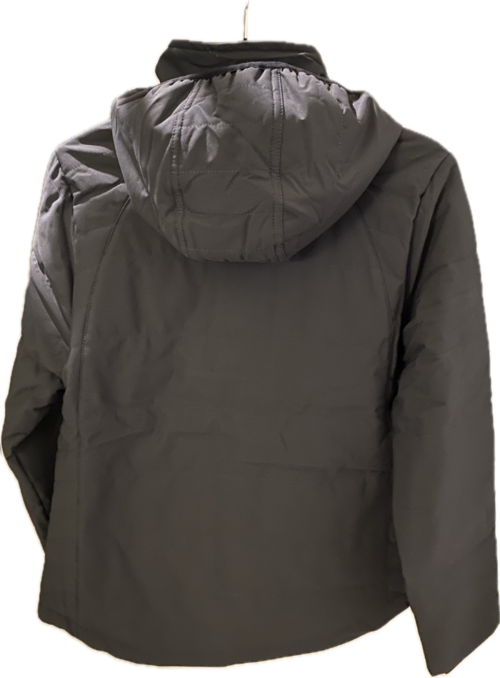 LIMITED EDITION HOODED JACKET WITH MONTY ROBERTS LOGO (CHARCOAL)
