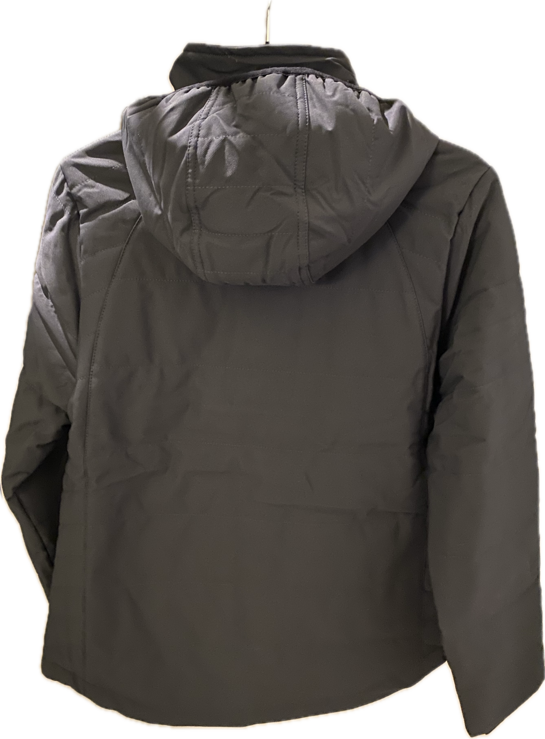 LIMITED EDITION HOODED JACKET WITH MONTY ROBERTS LOGO (CHARCOAL)