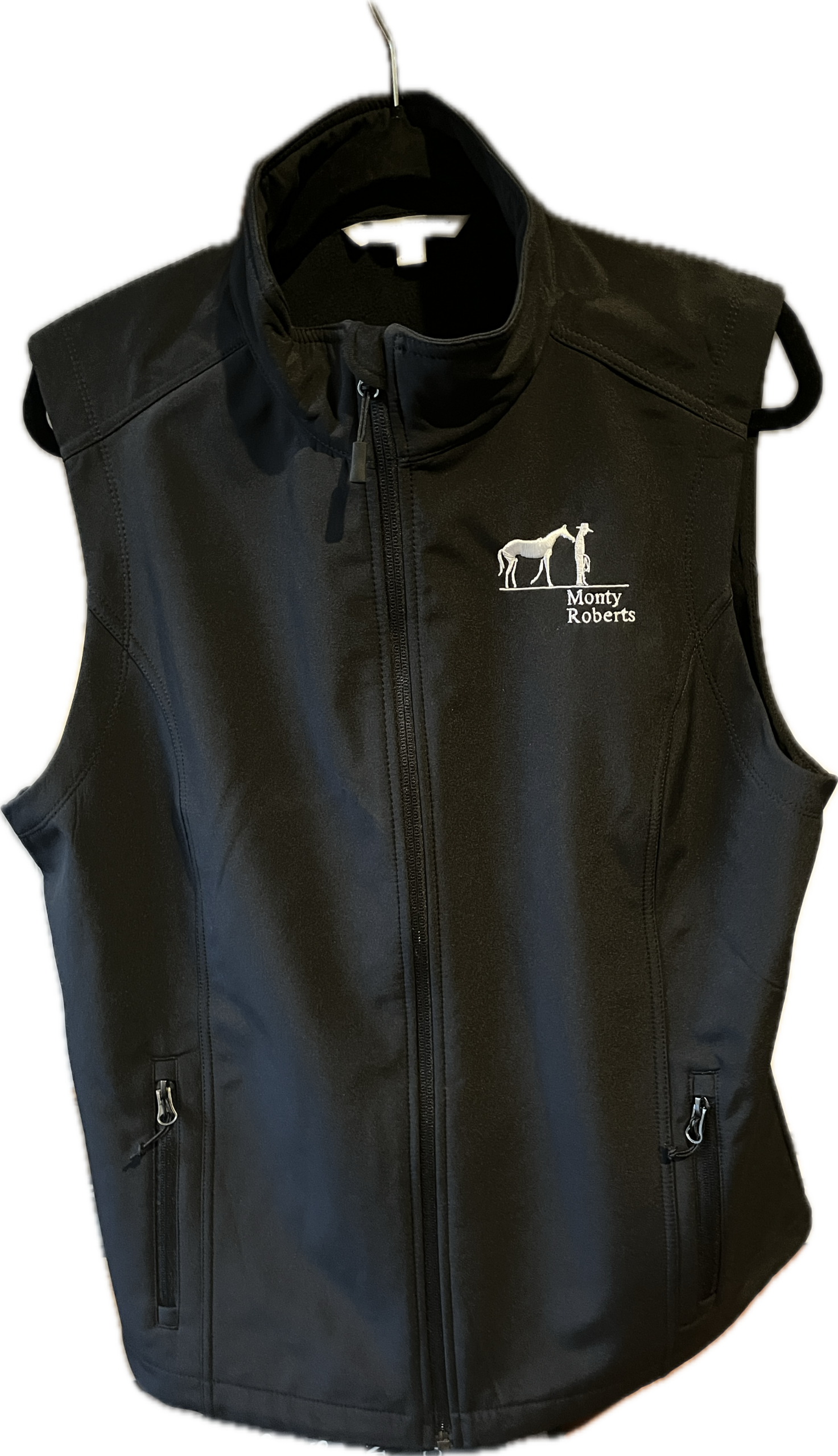 LIMITED EDITION VEST WITH MONTY ROBERTS BLACK LOGO